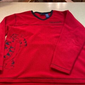 Pooh Graphic Polyester Sweatshirt Top  Tigger.